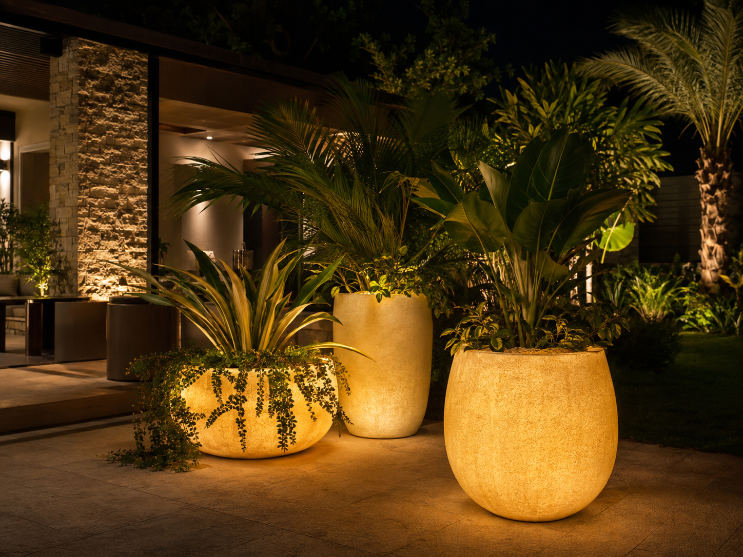 Pots lumineux